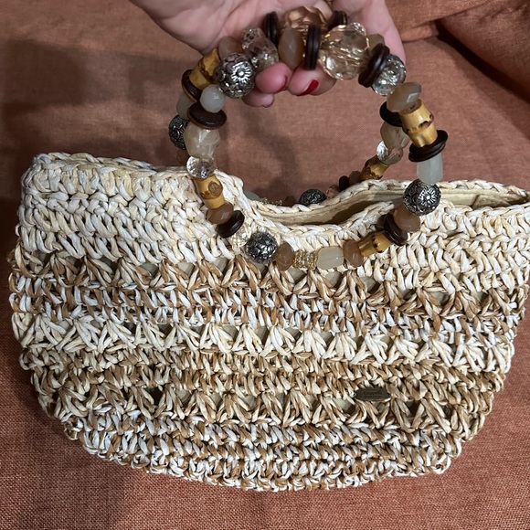 Woven straw Handbag - Picture 4 of 10